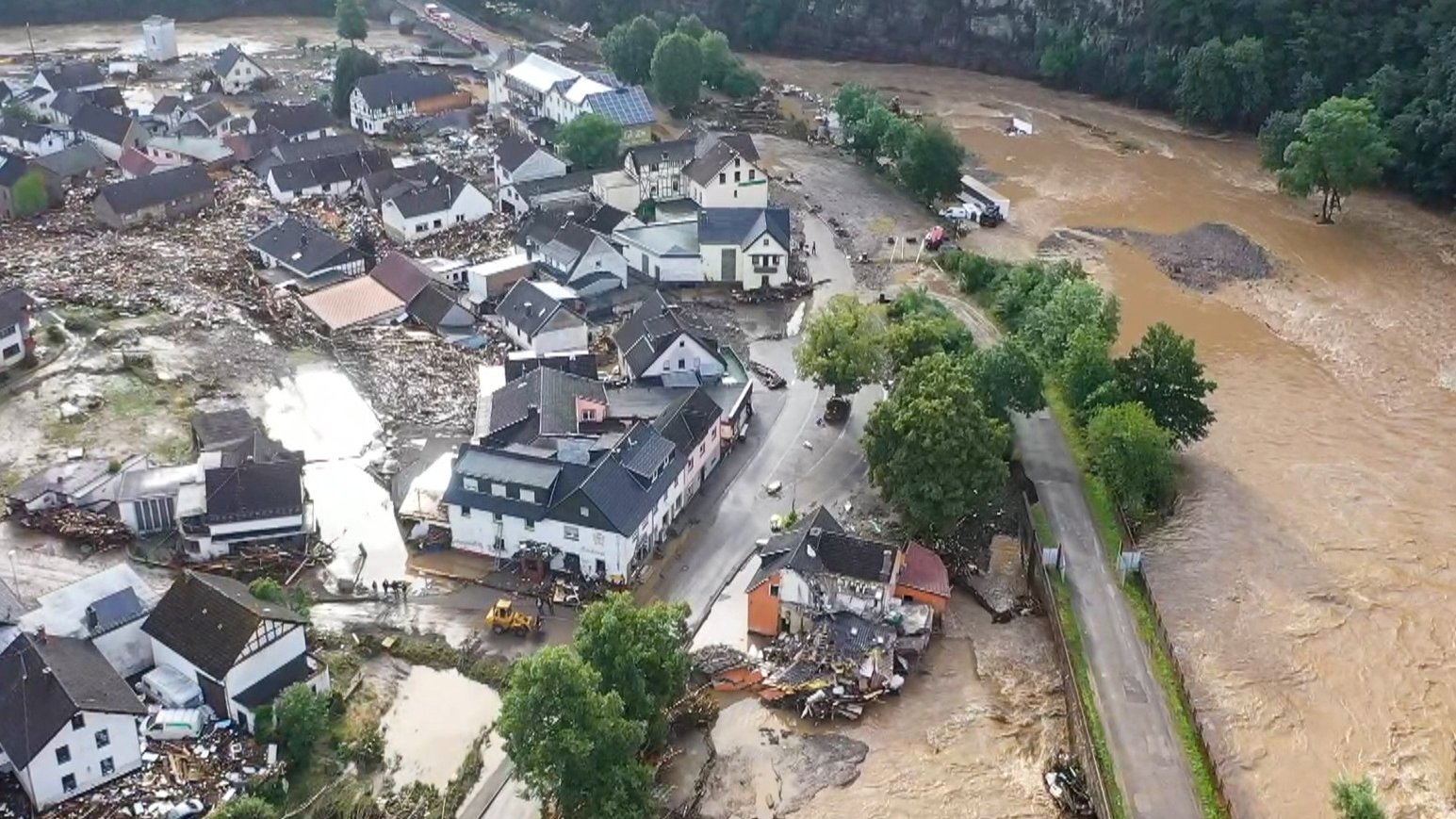 Videos: Alemania es golpeada por una de las mayores catástrofes naturales