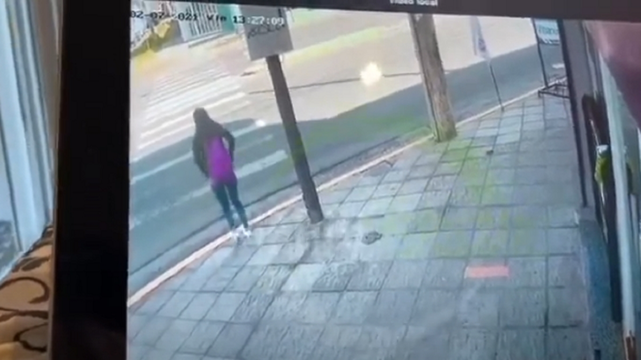 Video: el estremecedor momento en que atropellaron y mataron a una chica en San Miguel