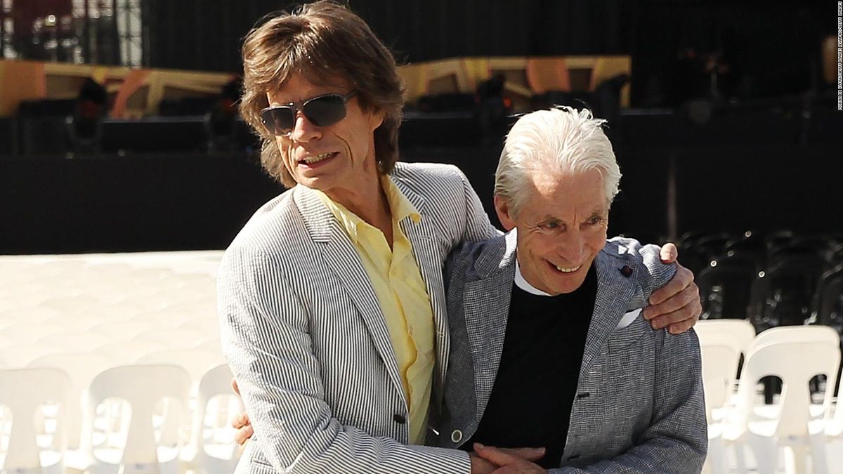 Jagger y Richards despidieron a Charlie Watts