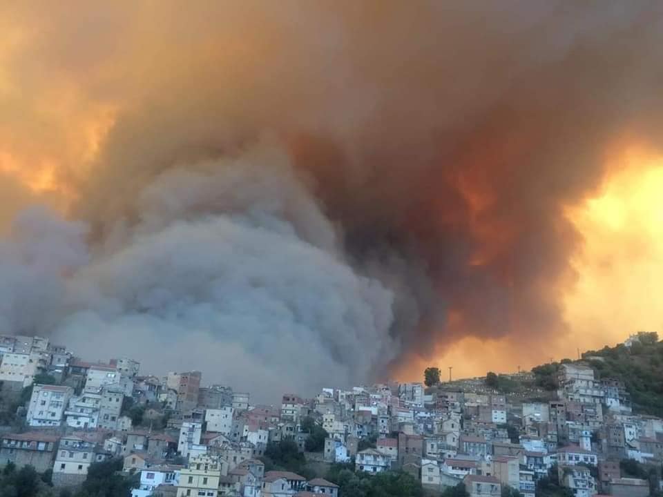 Argelia: al menos 65 muertos en brutales incendios