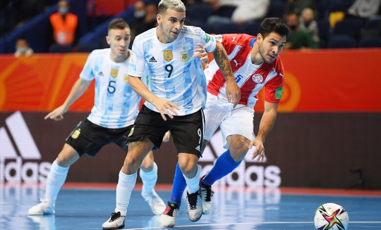 Futsal: Argentina derrotó 6 a 1 a Paraguay y pasó a cuartos de final del Mundial