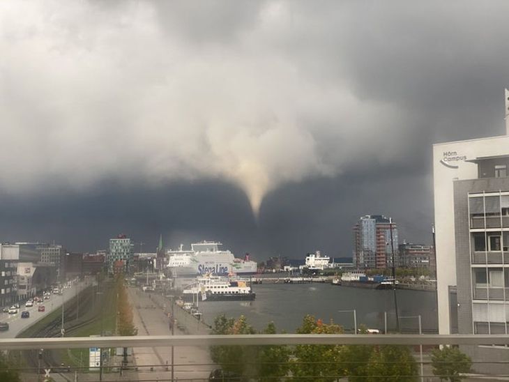 Impresionante tornado en Alemania deja al menos 7 heridos