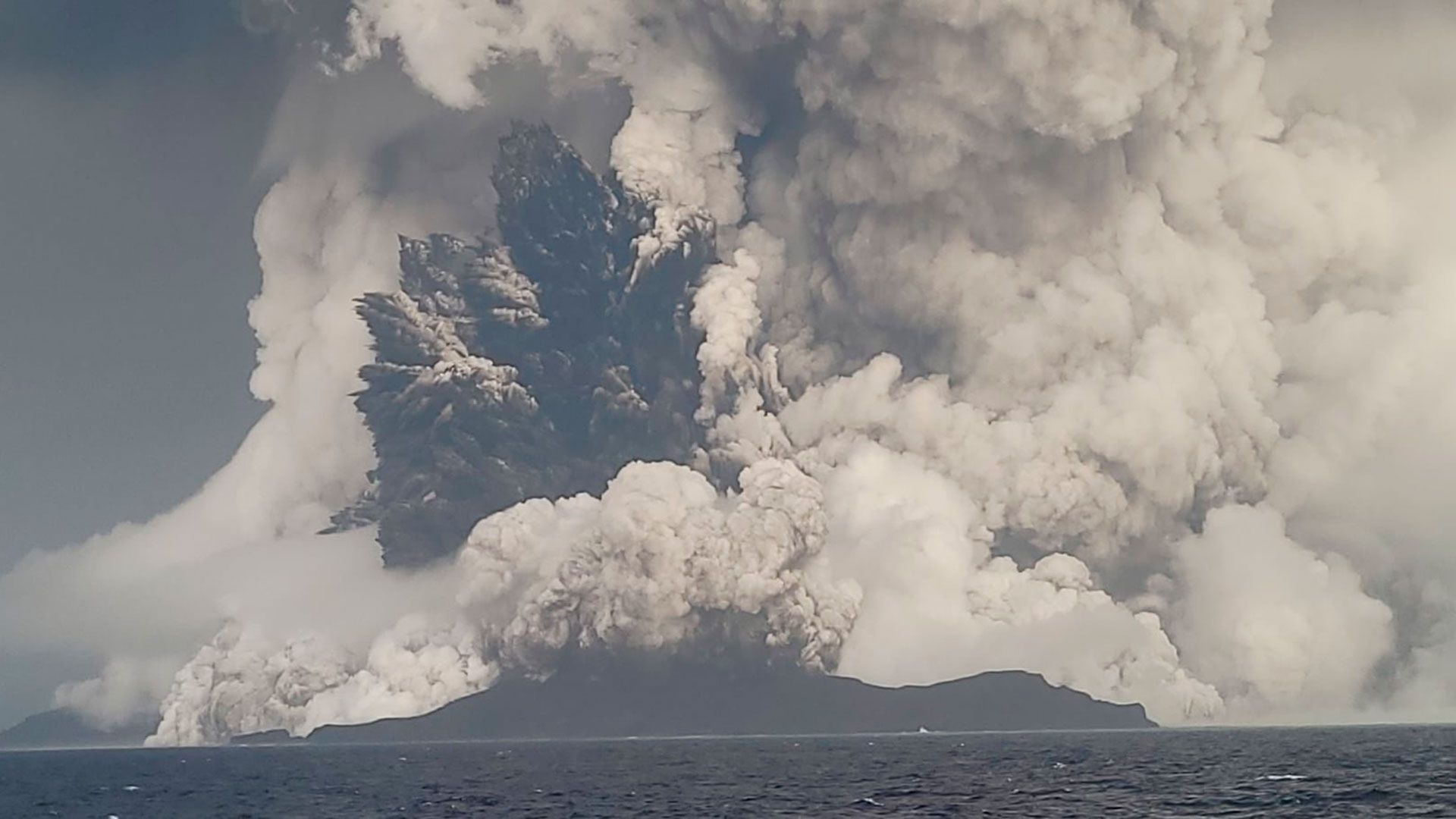 Una nueva “gran erupción” volcánica fue detectada en Tonga