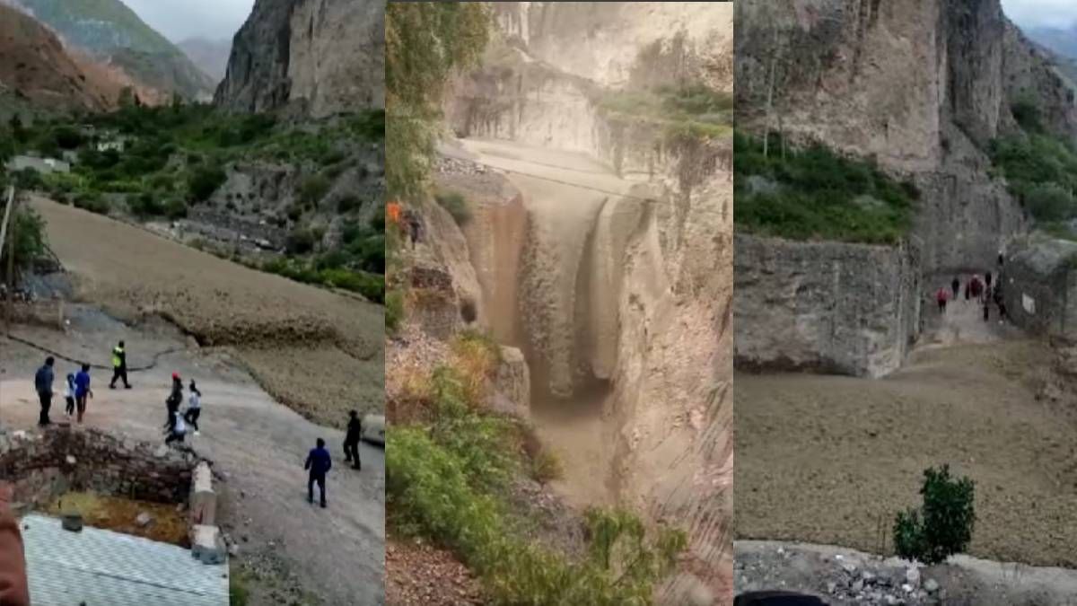 Videos: impresionante alud de barro y piedras en la localidad salteña de Iruya
