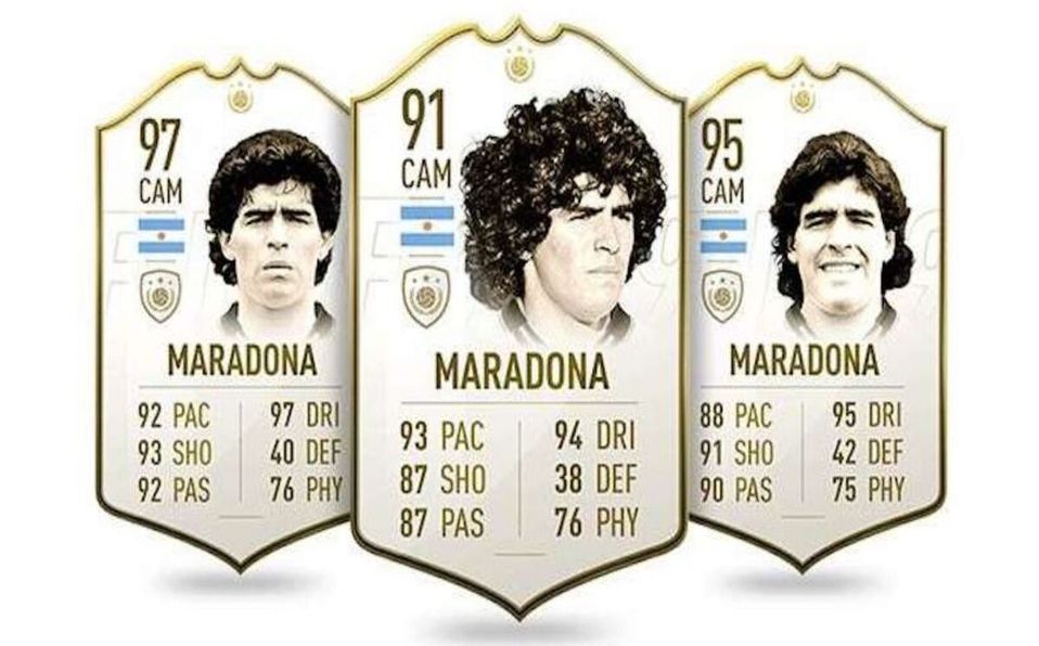 Retiraron a Diego Maradona del FIFA 22