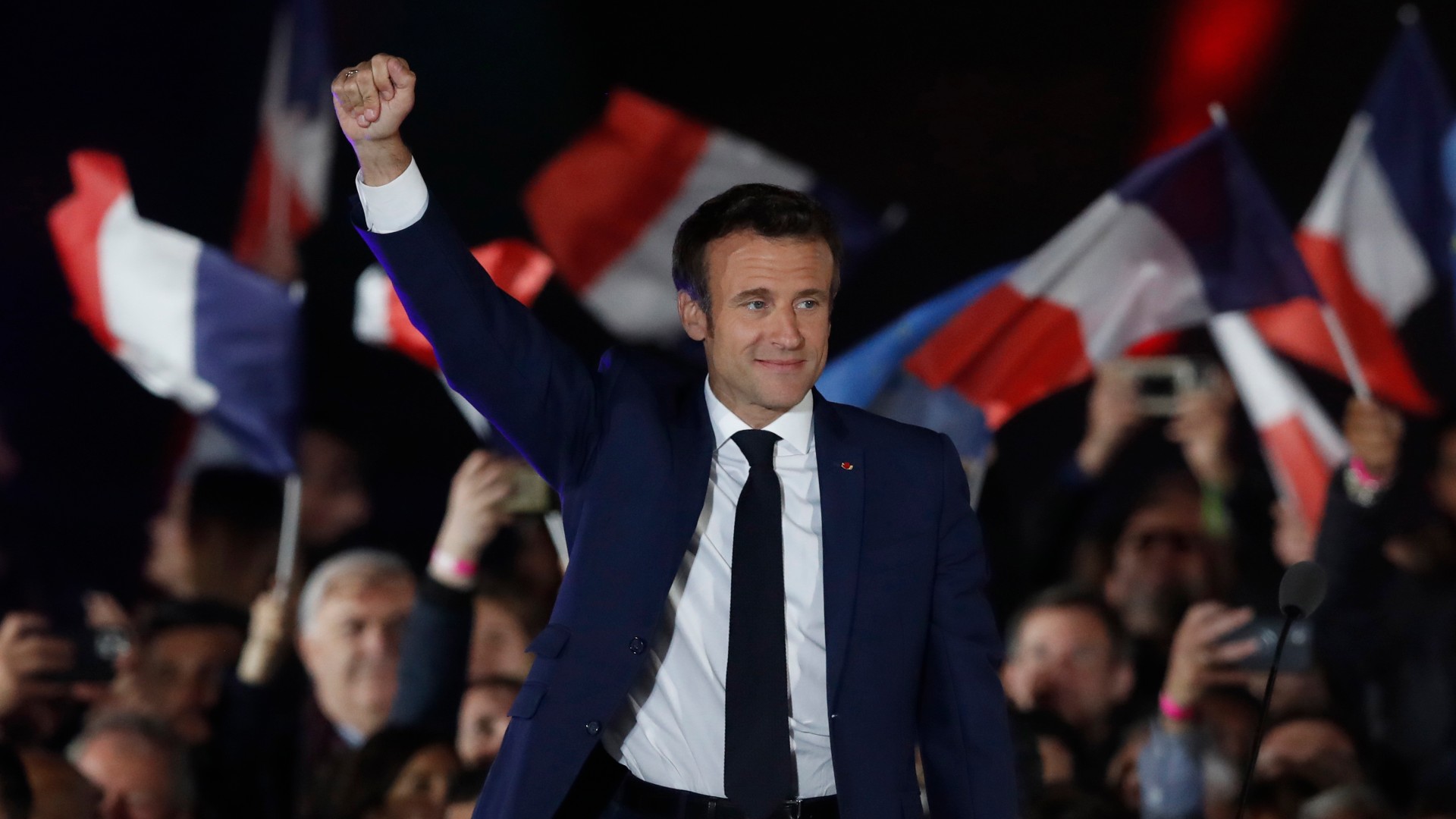Macron fue reelecto en segunda vuelta y derrotó a la extrema derecha de Marine Le Pen