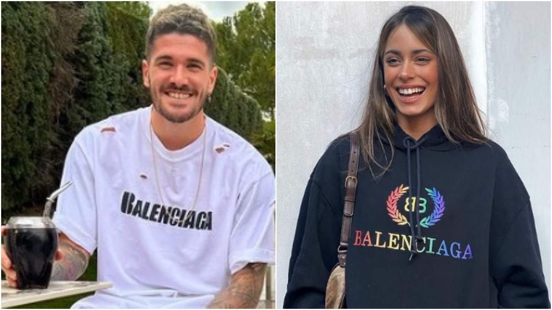 Romance confirmado: aparecieron las primeras imágenes de Tini y Rodrigo De Paul juntos