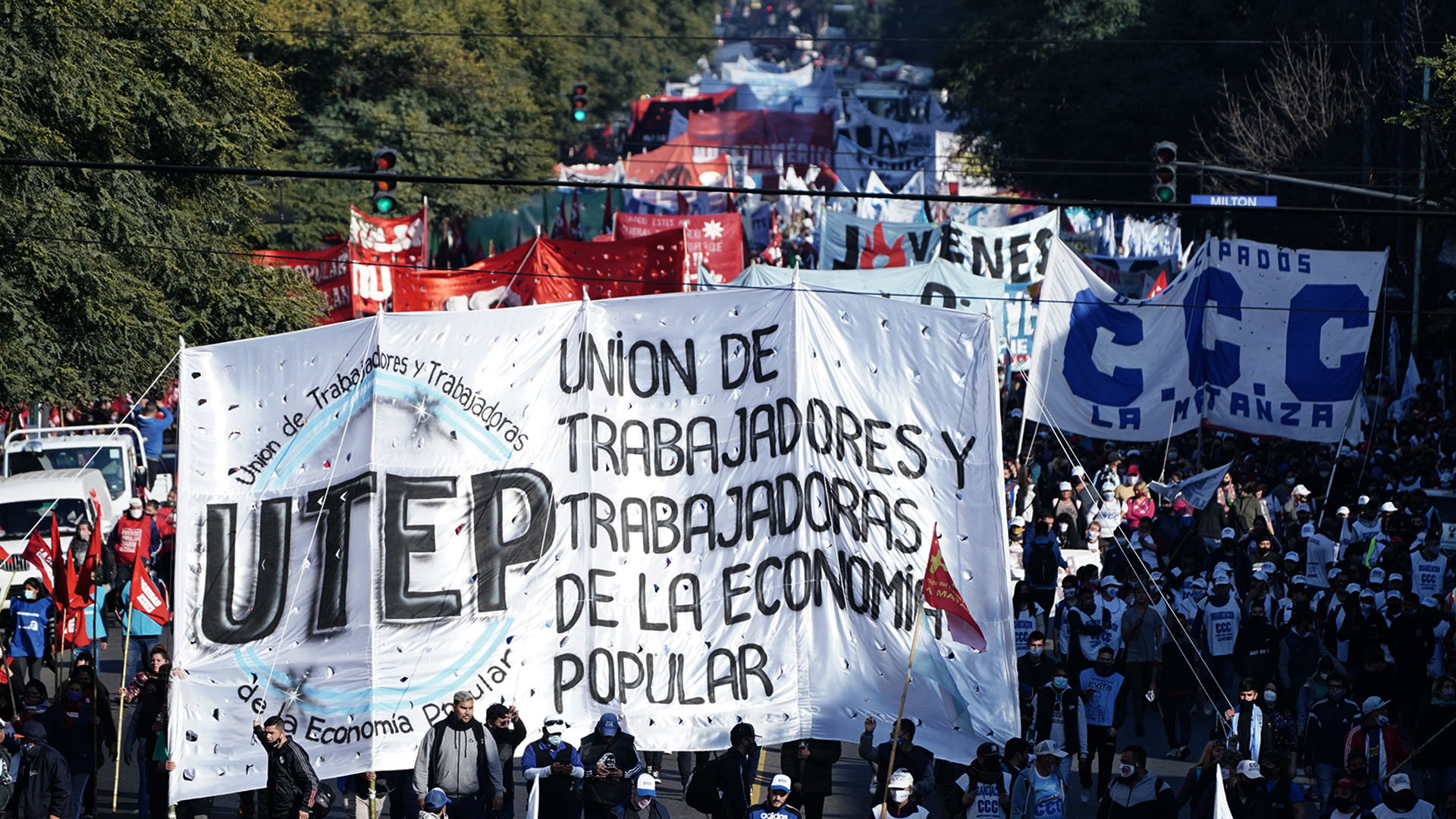 Marchas en el centro contra la crisis económica