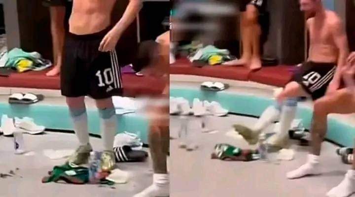 Insólita polémica por la camiseta mexicana que intercambió Messi: dicen que la pisoteó