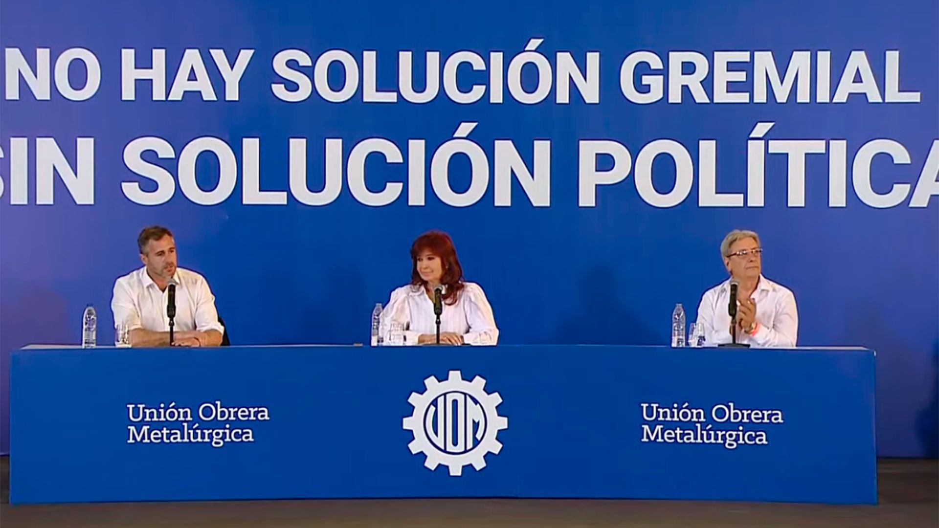 Cristina Kirchner, en Pilar: “Es posible recuperar el salario de los trabajadores porque ya lo hicimos”