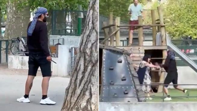 Terror en Francia: mirá cómo un terrorista acuchilló a 5 personas en un parque
