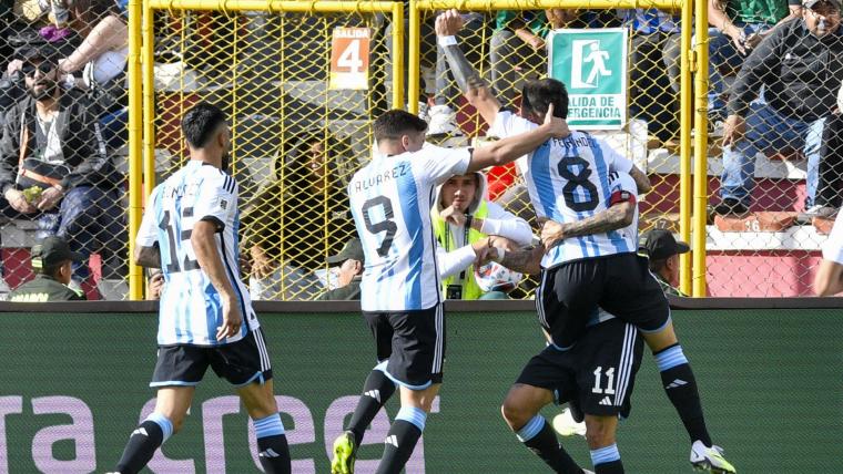 Argentina ganó, goleó y gustó en la altura de La Paz