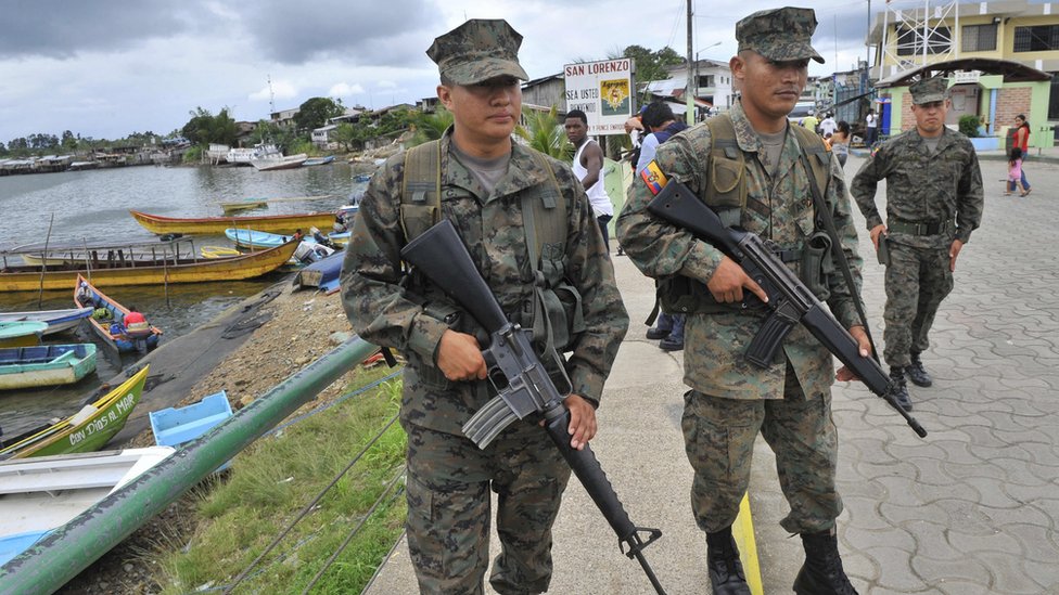 Ecuador: 329 “terroristas” detenidos, 5 muertos y 28 presos recapturados