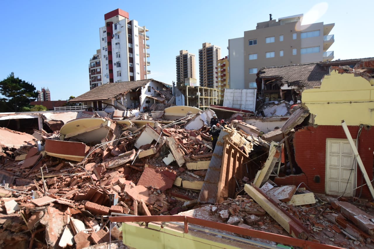 Derrumbe en Villa Gesell: la obra no contaba con la autorización municipal