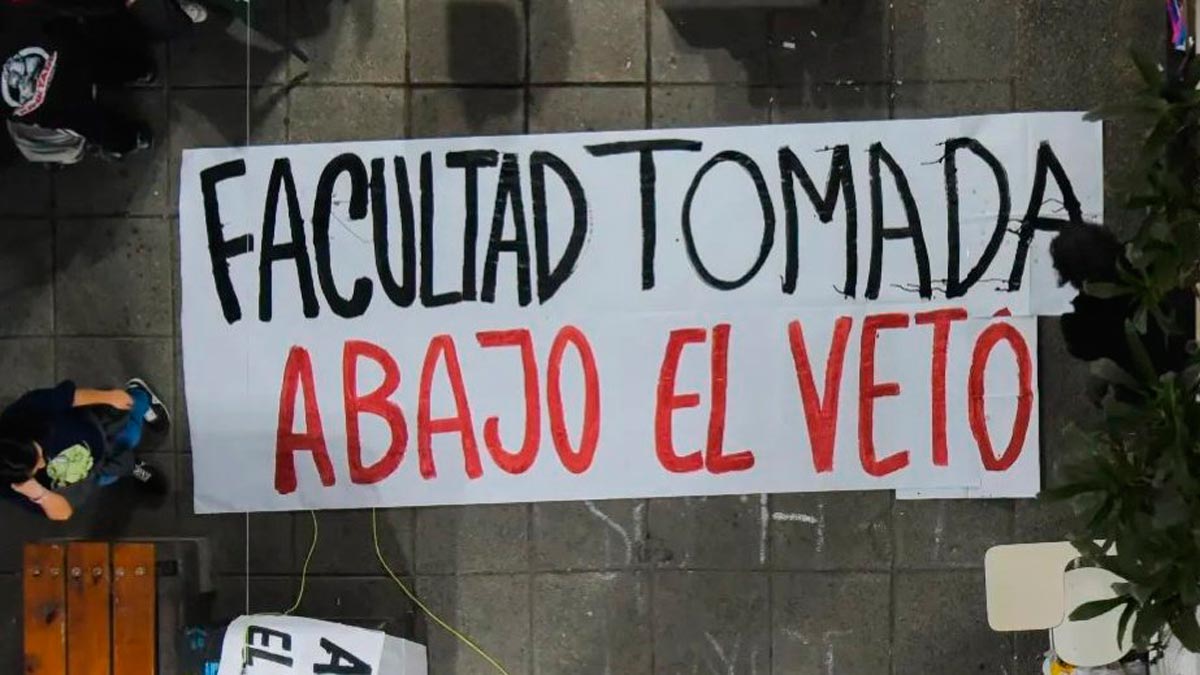 Doce universidades fueron tomadas en repudio al veto por la ley de Financiamiento Universitario