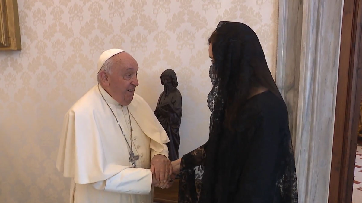 Victoria Villarruel se reunió con el papa Francisco: “Gracias por tener siempre presente a Argentina”