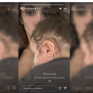 Internaron de urgencia a Venezia, la hija de Melody Luz y Alex Caniggia