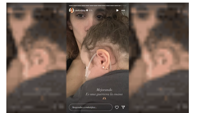 Internaron de urgencia a Venezia, la hija de Melody Luz y Alex Caniggia