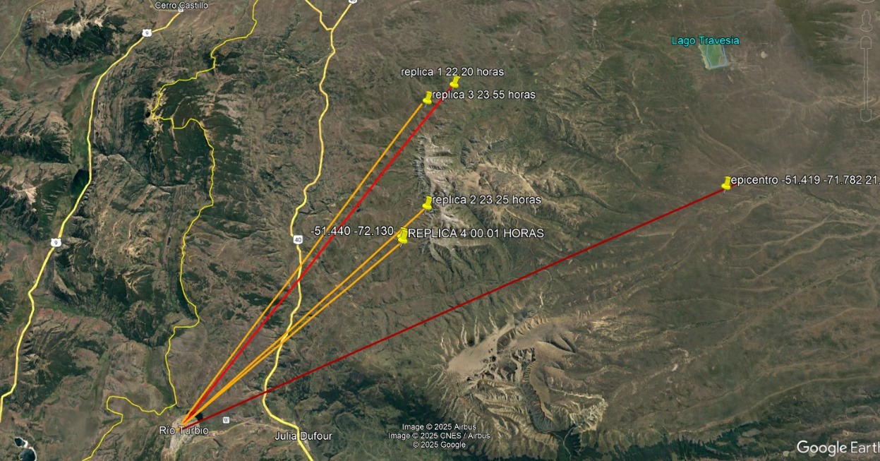 Fuerte sismo de magnitud 5,3 sacudió la Cuenca Carbonífera en Santa Cruz