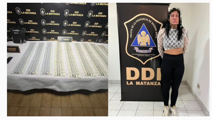 Extorsionaba al amante y le exigió 100 mil dólares para no difundir videos íntimos: quedó detenida