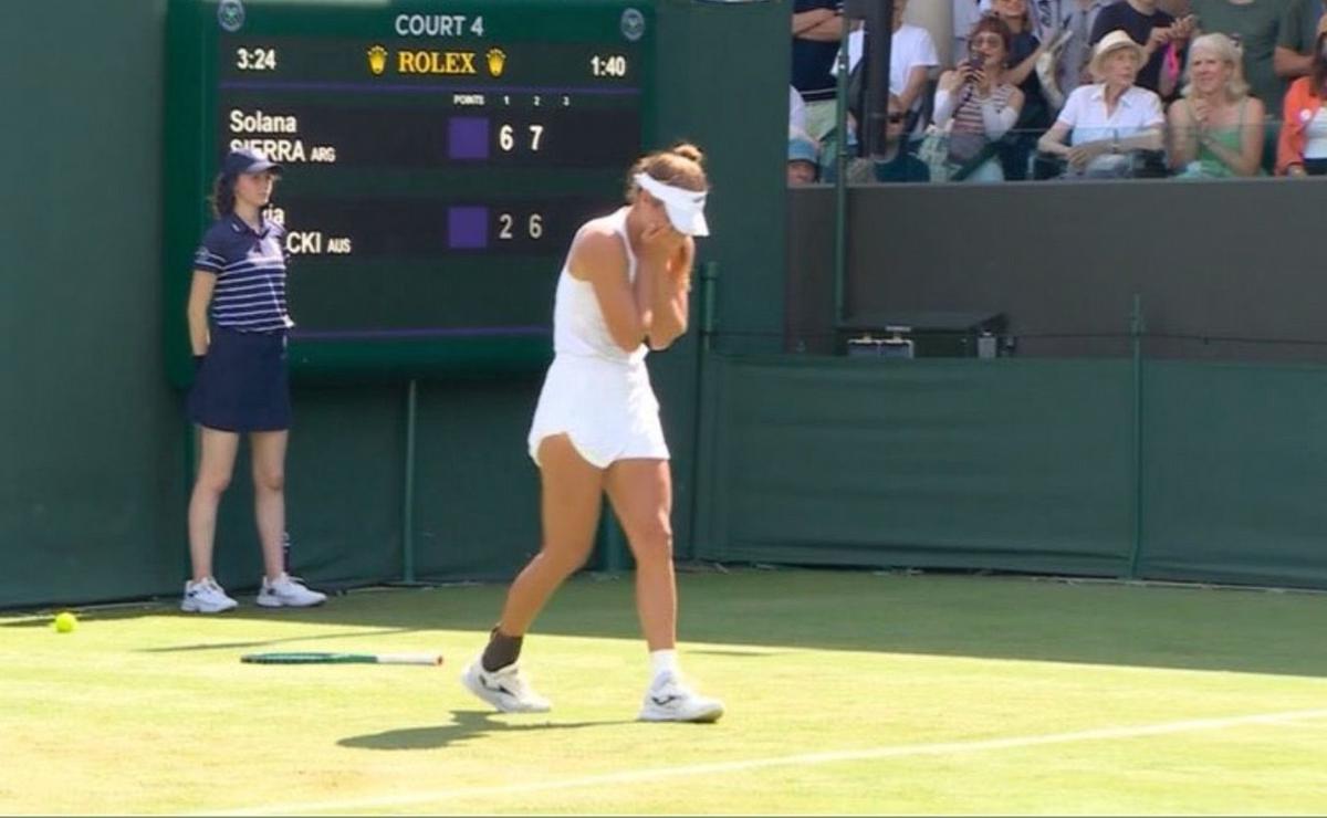 Solana Sierra y su hazaña: estaba eliminada, entró como “lucky loser” e hizo historia en Wimbledon