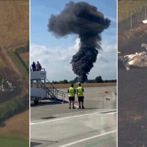 Un avión se estrelló al despegar en el aeropuerto de Southend de Londres
