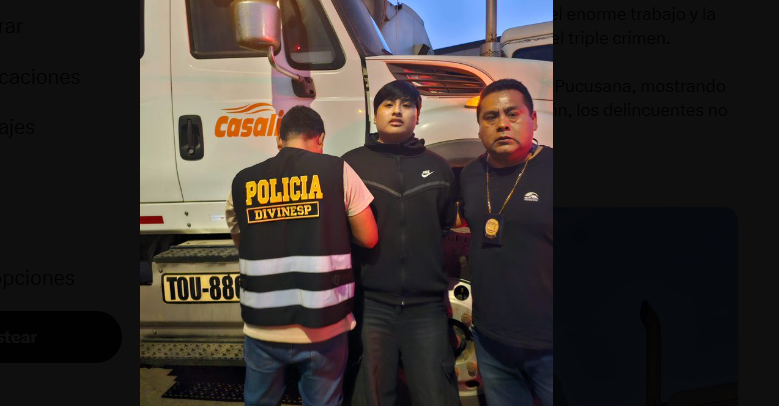 Triple femicidio: detuvieron a “Pequeño J” y a Matías Ozorio en Perú
