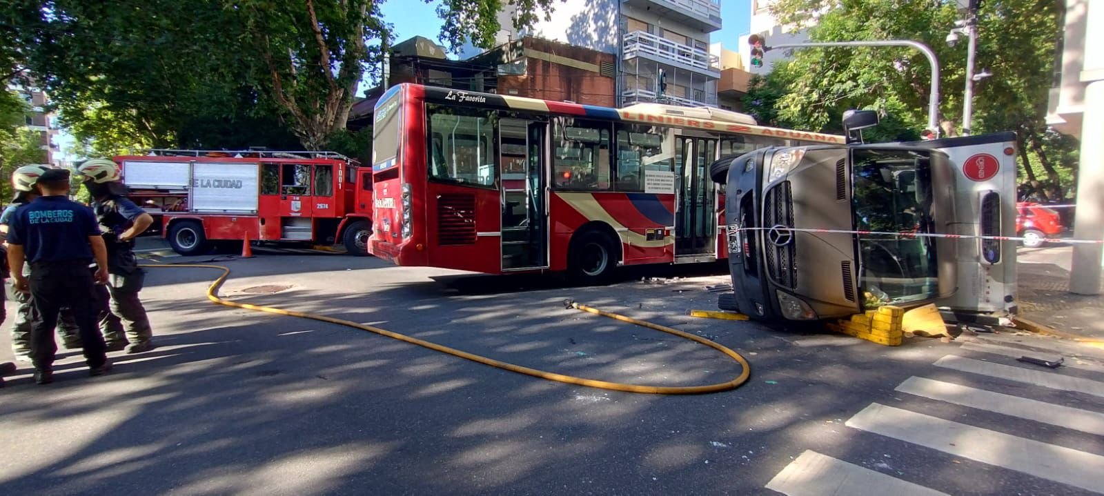 Choque y vuelco en Almagro: varios heridos