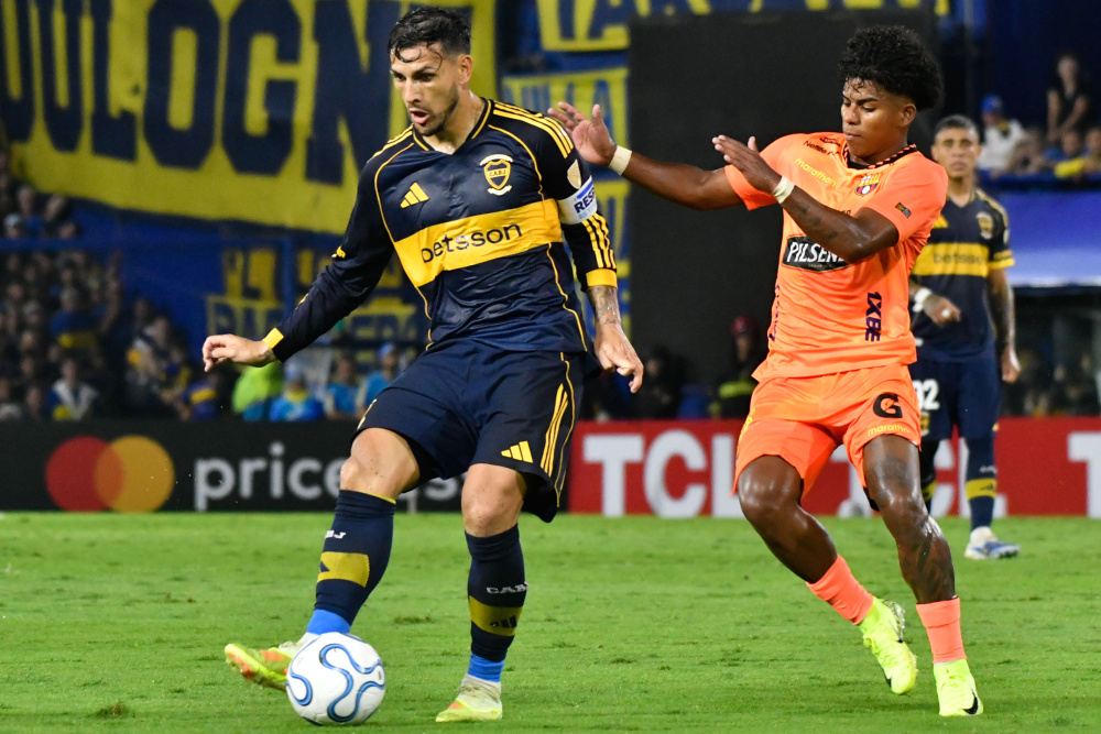 Boca le ganó 3 a 0 a Barcelona de Ecuador y sigue invicto en la Copa Libertadores