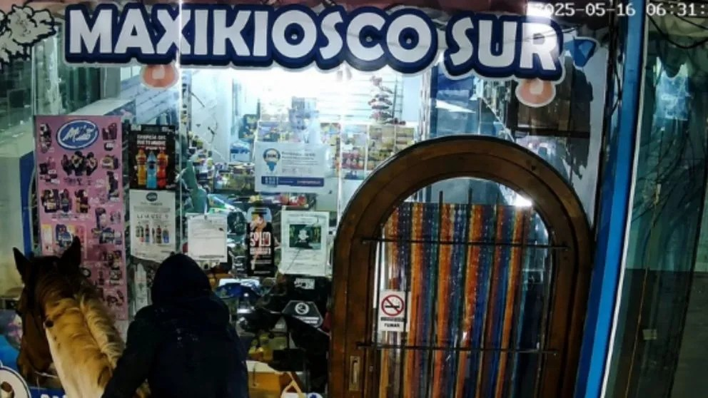 Miramar: dos ladrones vaciaron un kiosco y huyeron a caballo