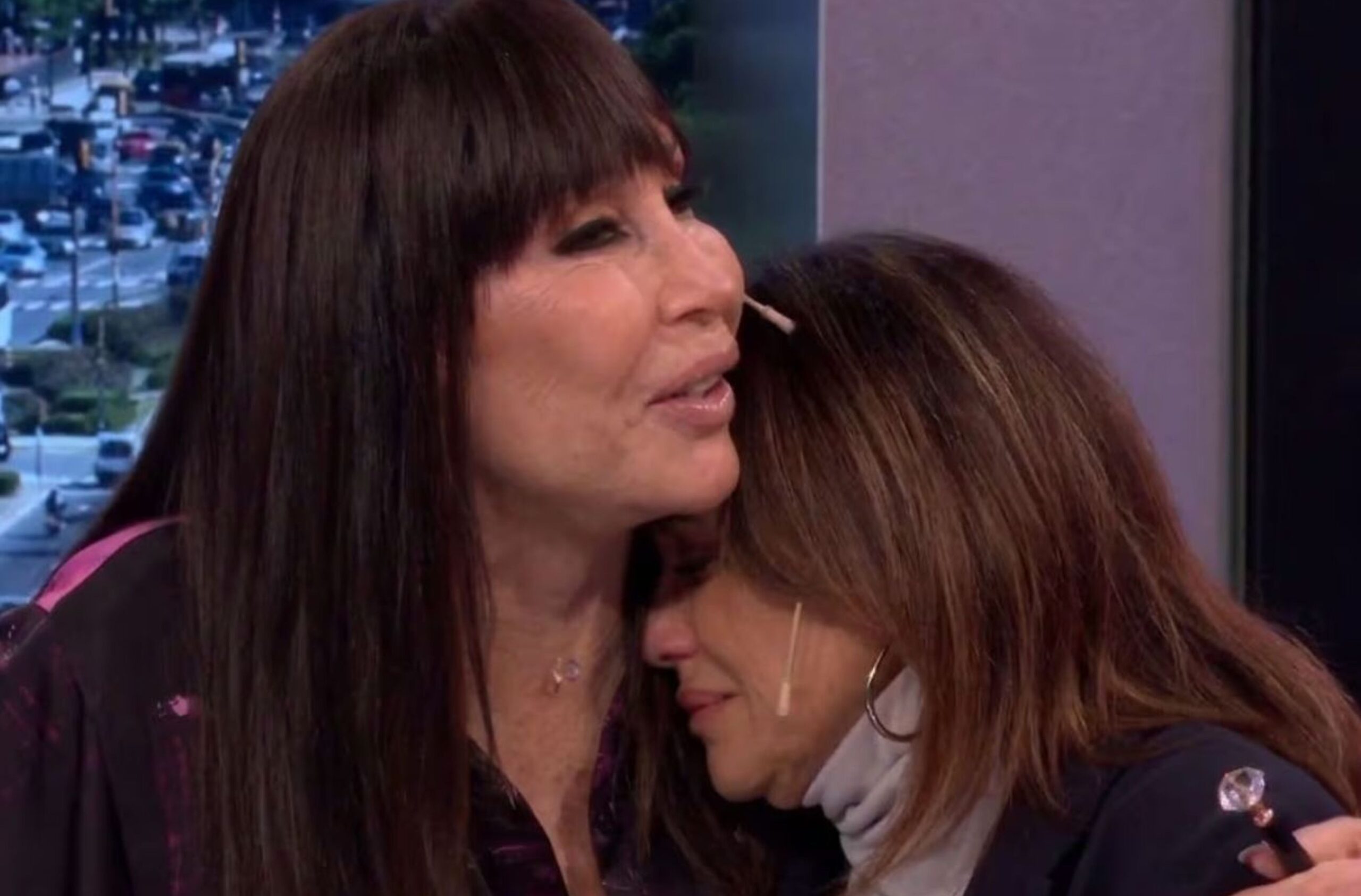 Moria Casán se desesperó al ver quebrada a María Fernanda Callejón en vivo por los mensajes de su ex