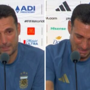 Scaloni hasta las lágrimas: el DT argentino puso en duda su continuidad tras la derrota ante España