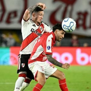 River e Independiente Santa Fe no pasaron del empate en los octavos de final de la Copa Sudamericana