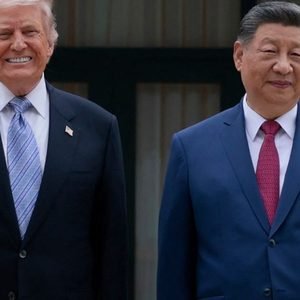 Xi Jinping llegó a Estados Unidos para una vista de Estado y fue recibido por Trump en la Base Andrews